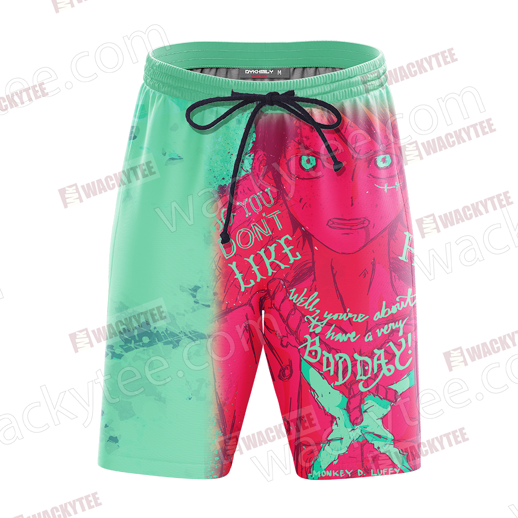 One Piece Luffy Unisex 3D Beach Short