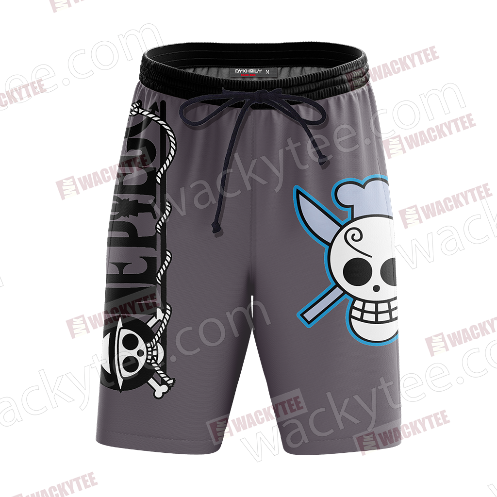 One Piece Vinsmoke Sanji Minimalist Beach Shorts