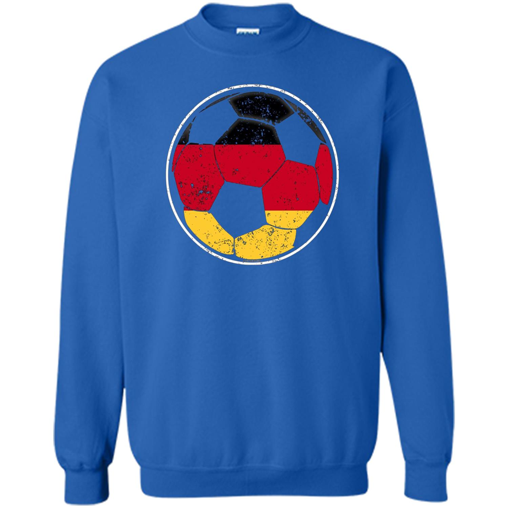 Germany Flag Soccer Ball Flag Soccer T-shirt Royal