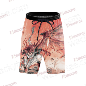 Fairy Tail: Dragon Cry Natsu Dragneel Beach Shorts