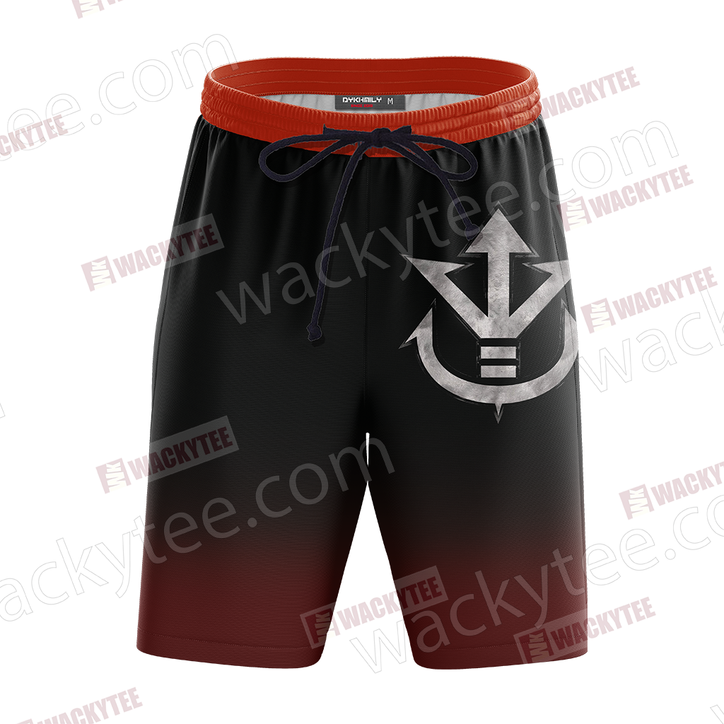 Dragon Ball - King Vegeta Cosplay Unisex 3D Beach Shorts