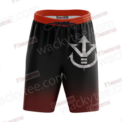 Dragon Ball - King Vegeta Cosplay Unisex 3D Beach Shorts