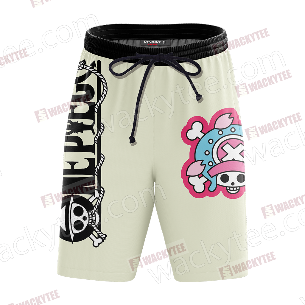One Piece Tony Tony Chopper Monster Minimalist Beach Shorts