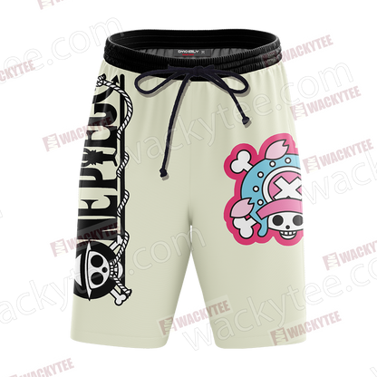 One Piece Tony Tony Chopper Monster Minimalist Beach Shorts