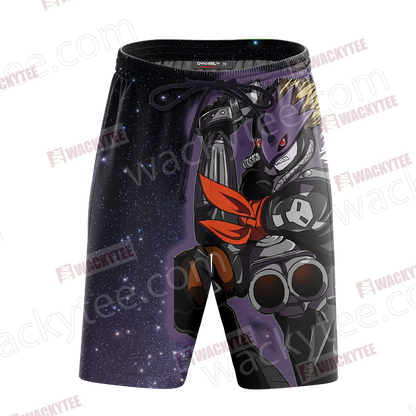 Digimon Beelzemon Unisex 3D Beach Shorts