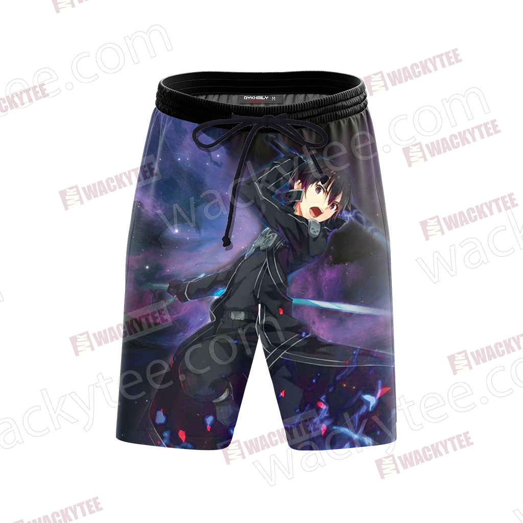 Sword Art Online Kirito Beach Shorts