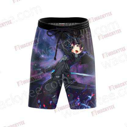 Sword Art Online Kirito Beach Shorts