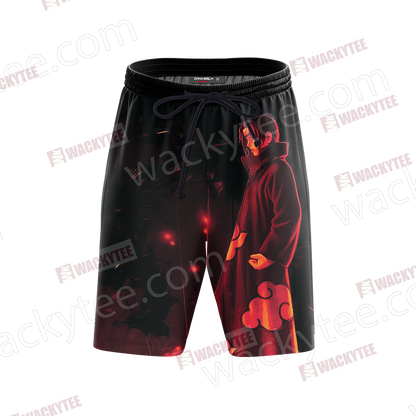 Naruto Uchiha Itachi 3D Beach Shorts