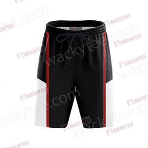 Kuroko's Basketball - Seirin - Black Customized Number Beach Shorts