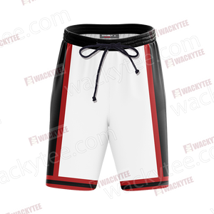 Kuroko's Basketball - Seirin - White Customized Number Unisex  Beach Shorts