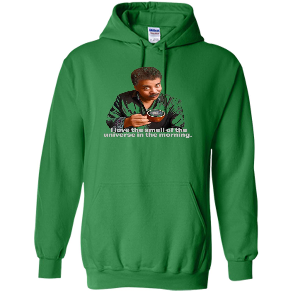 Neil Degrasse Tyson I Love The Smell Of The Universe T-Shirt Irish Green