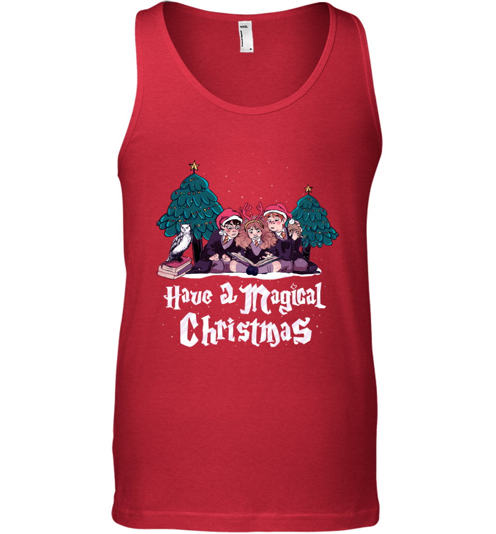 Have A Magical Christmas Harry Potter Tank Top Tank Top Red