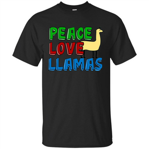 Peace Love Llamas T-shirt