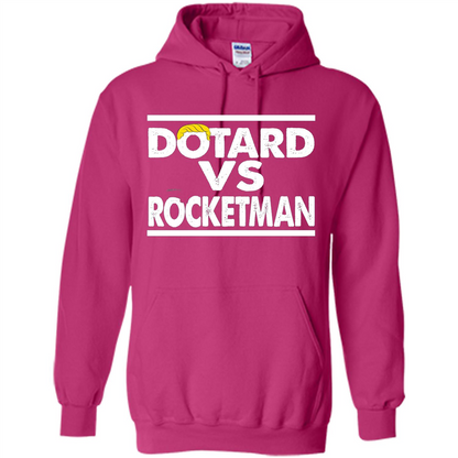 Funny American President T-shirt Dotard Vs Rocketman T-shirt Heliconia