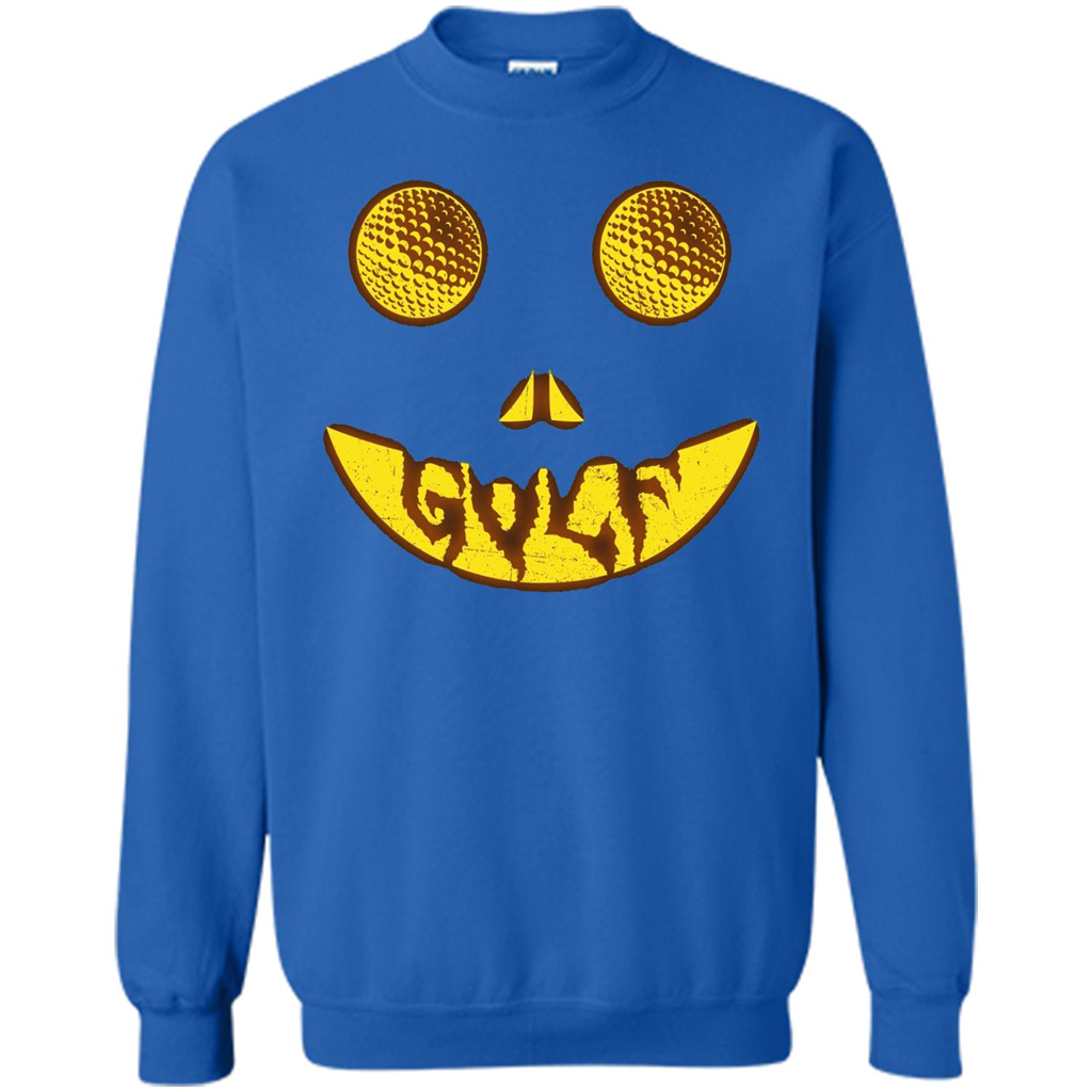 Halloween Costume Golf Scary Face Halloween T-Shirt Royal