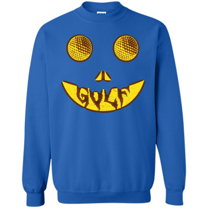 Halloween Costume Golf Scary Face Halloween T-Shirt Royal