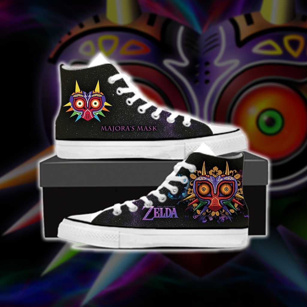 The legend of Zelda: Majora's Mask High Top Shoes SIZE 47