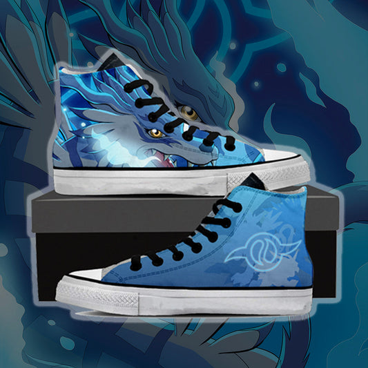 Digimon Garurumon 3D High Top Shoes SIZE 47