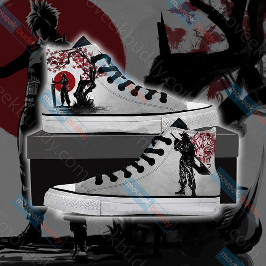 Final Fantasy 7 Cloud Strife High Top Shoes SIZE 47