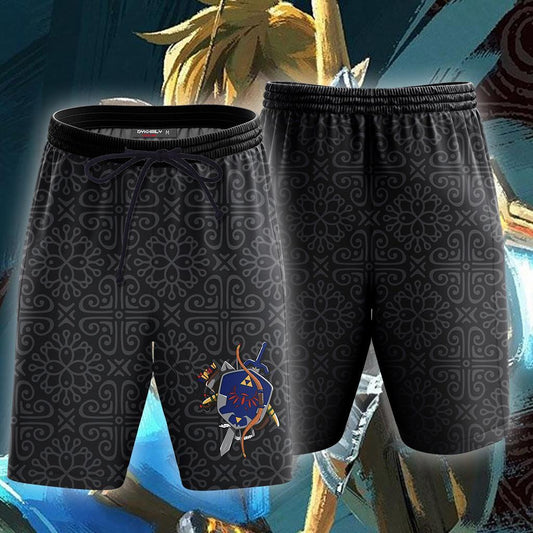The Legend Of Zelda Hylian Shield (Ocarina Of Time) Beach Short