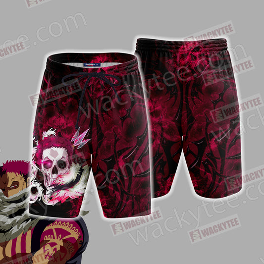 One Piece - Charlotte Katakuri Unisex Beach Shorts
