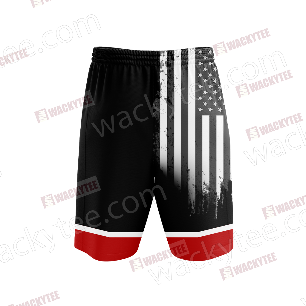 US Army Veteran Hornor The Fallen Unisex 3D Beach Shorts
