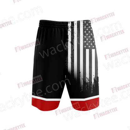 US Army Veteran Hornor The Fallen Unisex 3D Beach Shorts
