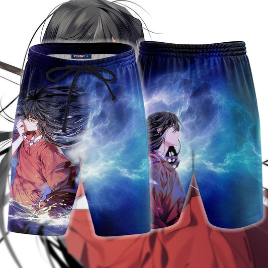 Inuyahsha Human Inuyasha 3D Beach Shorts