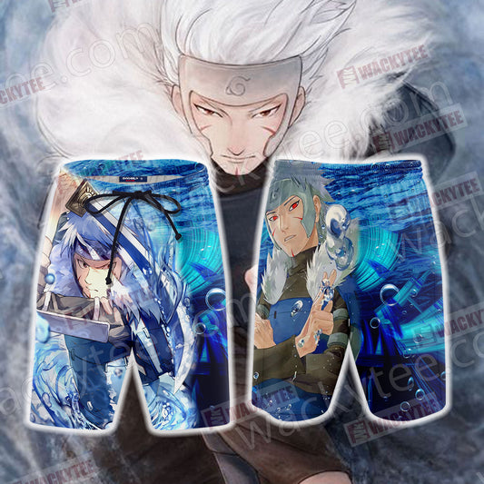 Naruto - Senju Tobirama Beach Shorts