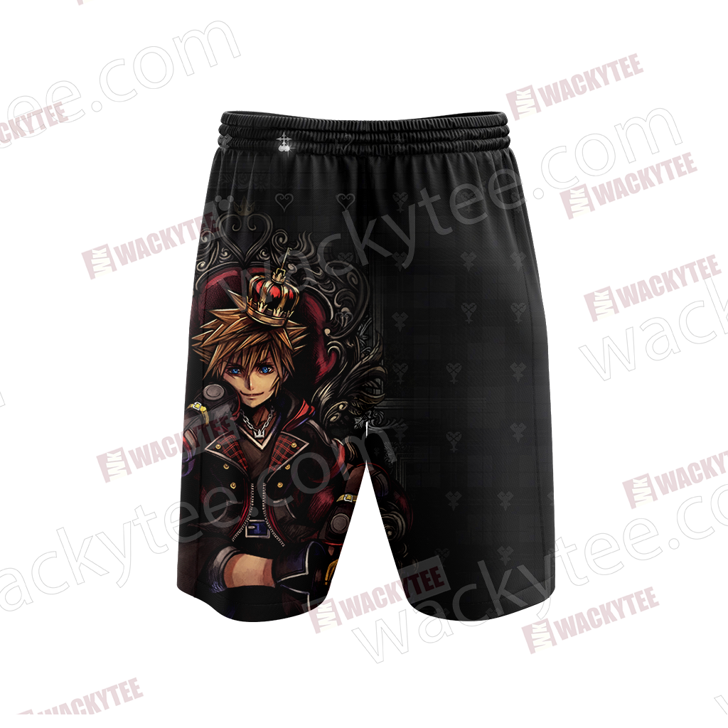 Kingdom Hearts - Sora 3D Beach Shorts