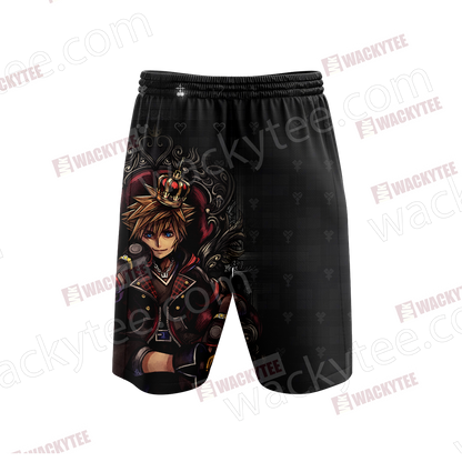 Kingdom Hearts - Sora 3D Beach Shorts