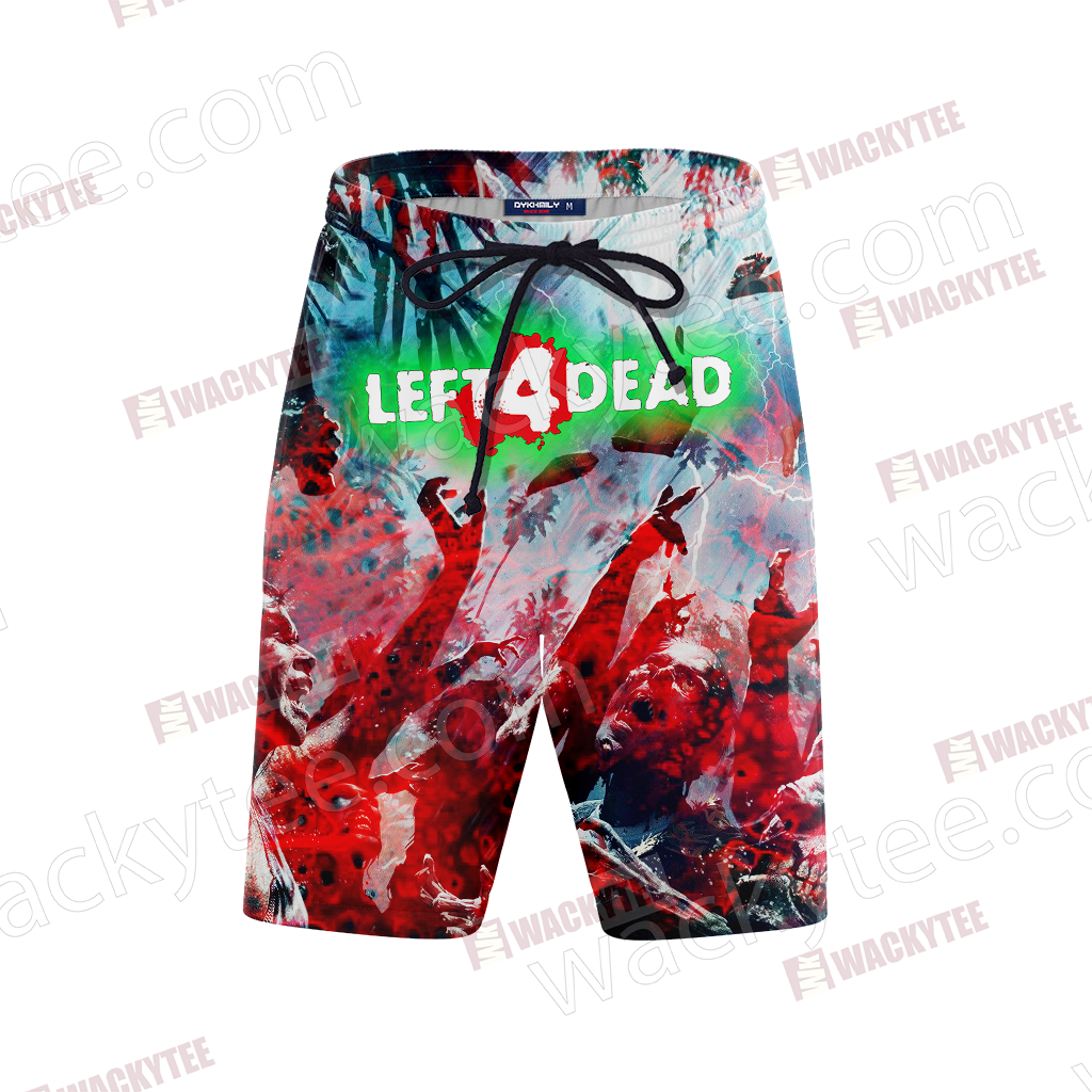 Left 4 Dead Symbol 3D Beach Shorts