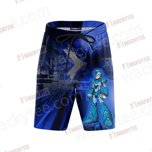 Mega Man X New Style Beach Shorts