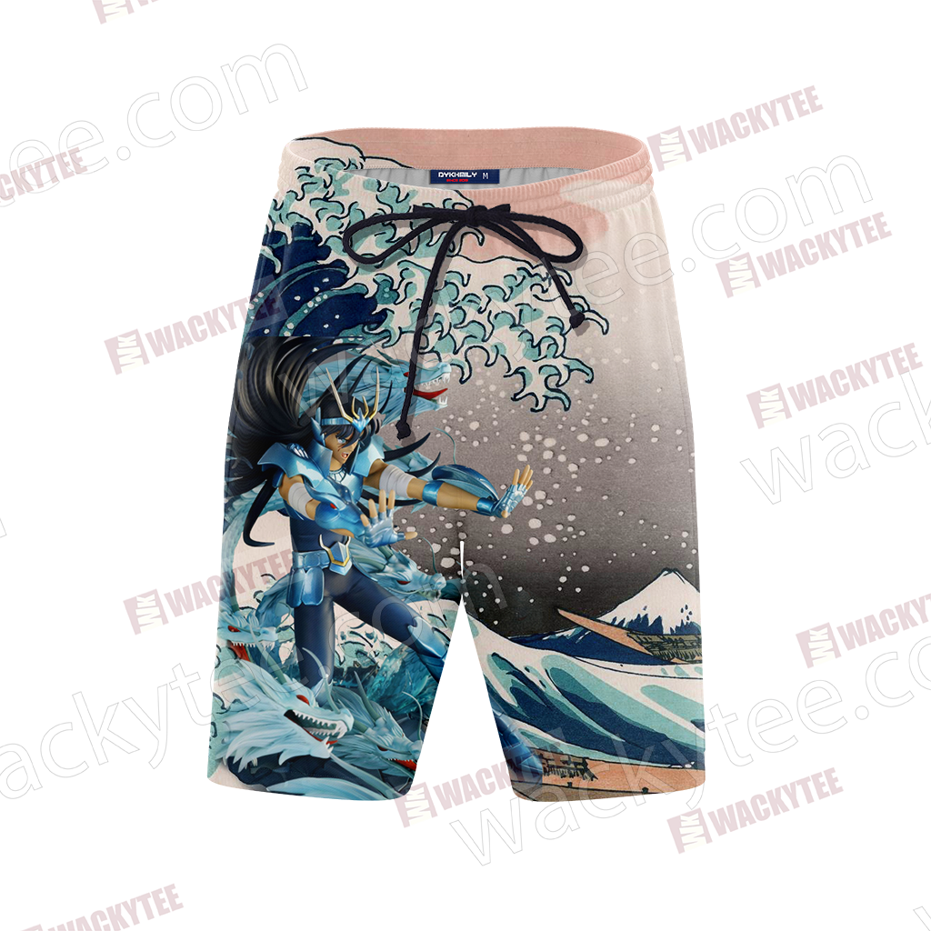 Saint Seiya Dragon Shiryu Beach Shorts