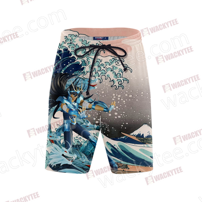 Saint Seiya Dragon Shiryu Beach Shorts