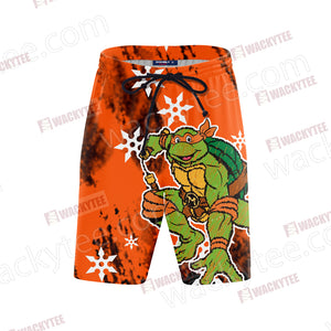 Teenage Mutant Ninja Turtles - Michelangelo 3D Beach Shorts