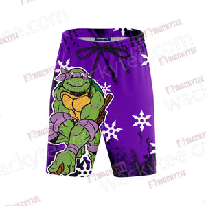 Teenage Mutant Ninja Turtles - Donatello 3D Beach Shorts