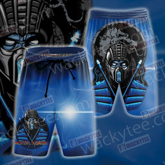 Mortal Kombat Subzero New Look 3D Beach Shorts