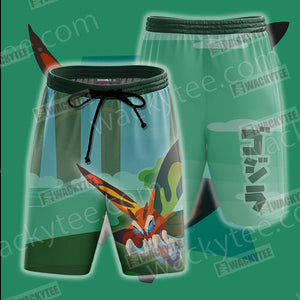 Godzilla King Of The Monsters Mothra New Style Beach Shorts