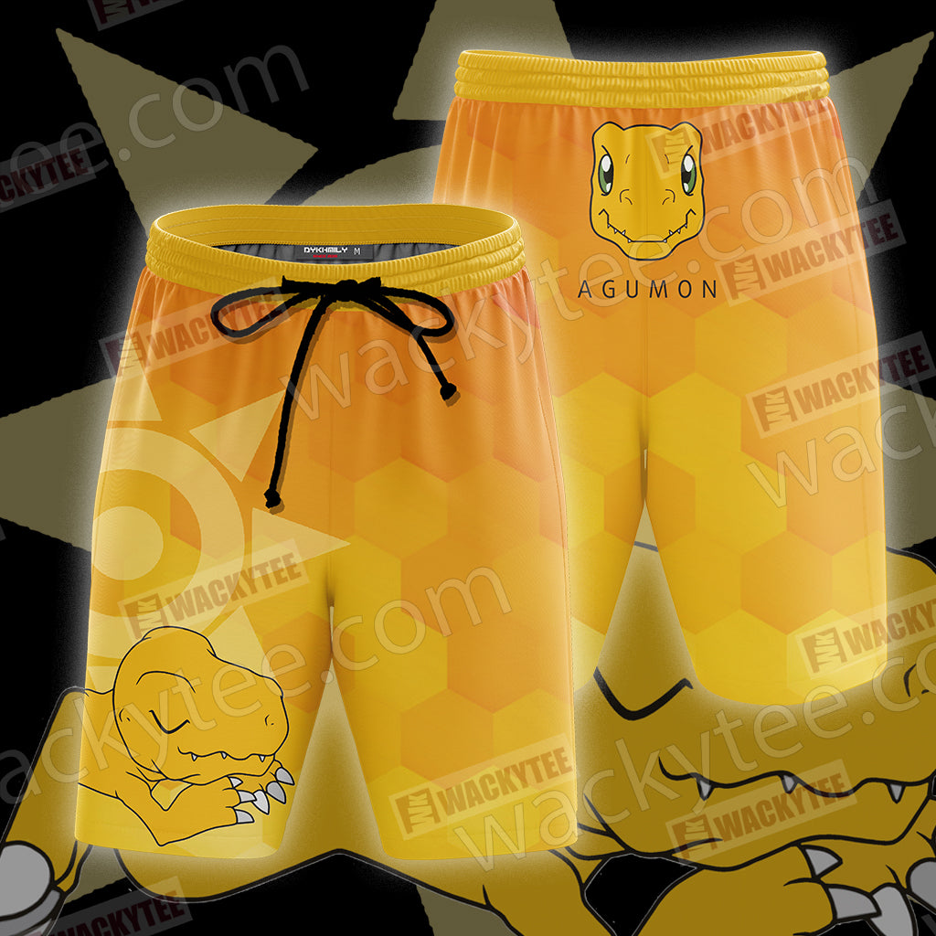 Digimon - Agumon New Style Unisex Beach Shorts