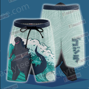 Godzilla King Of The Monsters New Style Beach Shorts