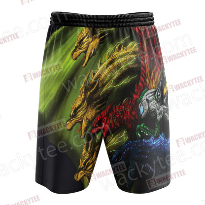 Godzilla King Of The Monsters New Beach Shorts