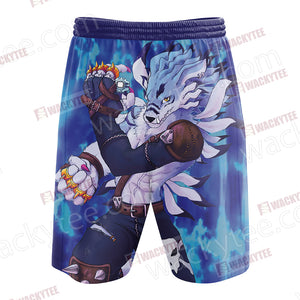 Digimon Weregarurumon Unisex 3D Beach Shorts