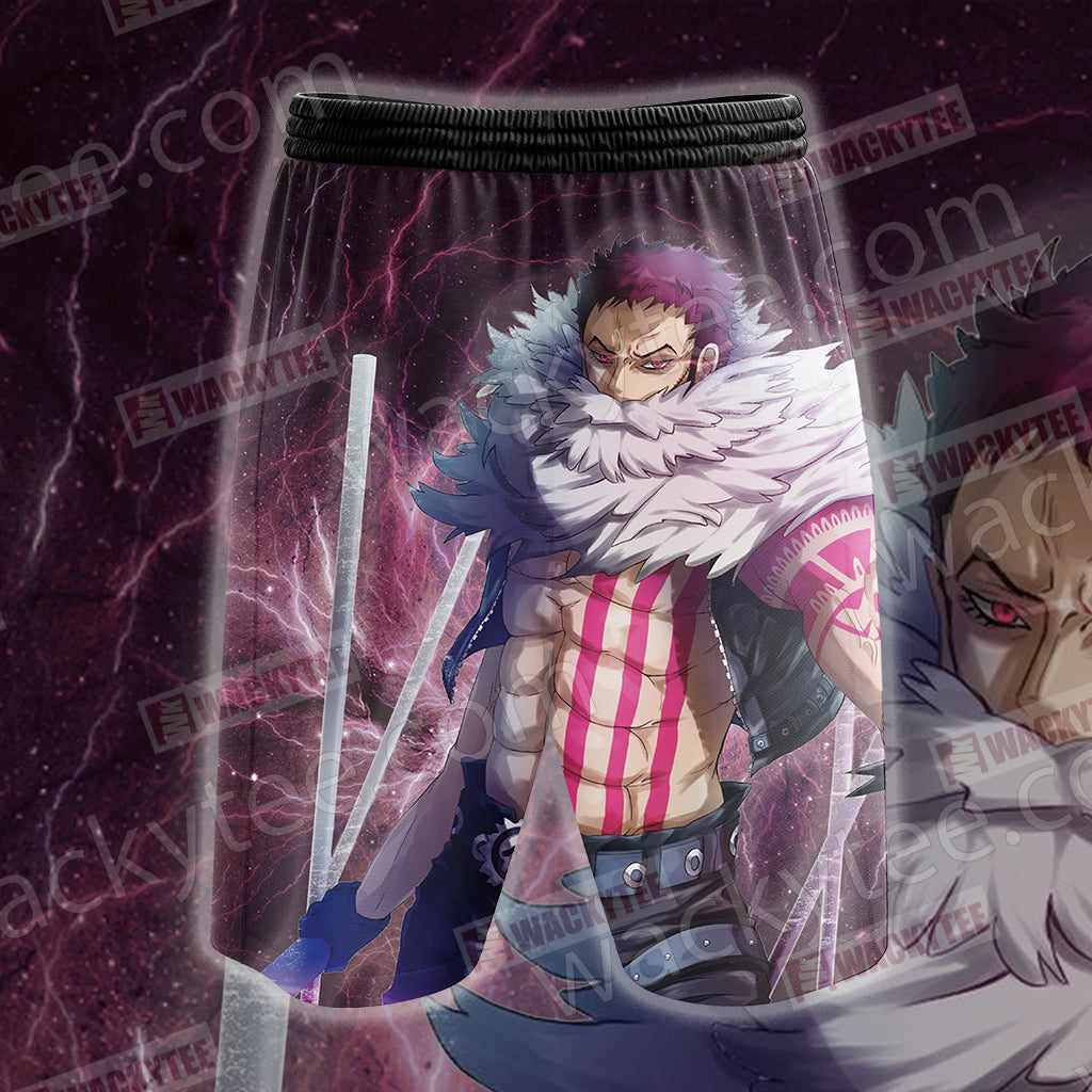 One Piece Charlotte Katakuri Beach Shorts