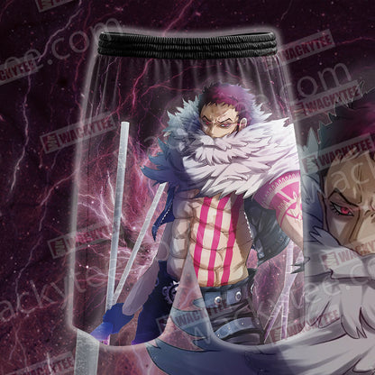 One Piece Charlotte Katakuri Beach Shorts