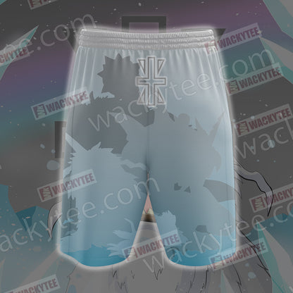 Digimon Ikakumon 3D Beach Shorts
