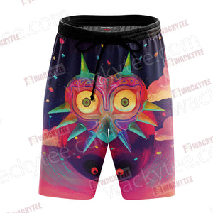 The Legend Of Zelda: Majora New Version 3D Beach Shorts