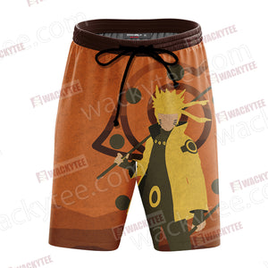 Naruto Uzumaki Naruto Konoha Unisex 3D Beach Shorts