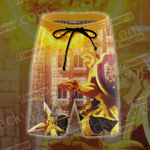 The Seven Deadly Sins Escanor 3D Beach Shorts