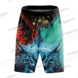 Godzilla King Of The Monsters New Beach Shorts